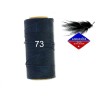 ciré Linhasita pour micro macramé 1MM Blue Black (73)