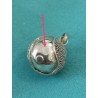 Pendentif Bola 15mm Bijou sonore TAE yin et yang en Argent sterling 925