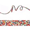 Cordon tissu liberty Betsy-Ann-Rouge garance