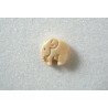 ELEPHANT en OS sculpté 16x19mm X 1