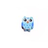 Perle hibou 10mm pâte polymère-Turquoise