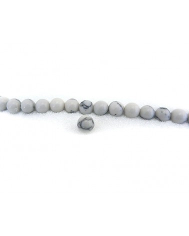 perles 4mm en imitation Howlite