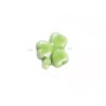 Perle 13mm Trefle en céramique-Vert
