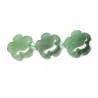 Perle fleur en aventurine 15mm-Vert