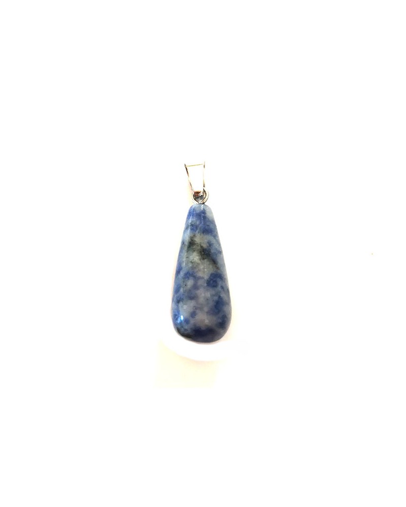 Pendentif goutte 28mm en Sodalite