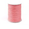 Cordon ciré 1mm-tressé - Saumon X 3 Mètres