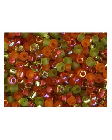 Perles de Rocaille 2,2mm mélange Automne