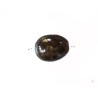 Perle olive en céramique 21x17mm-Marron