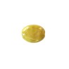 Perle olive en céramique 21x17mm-Jaune