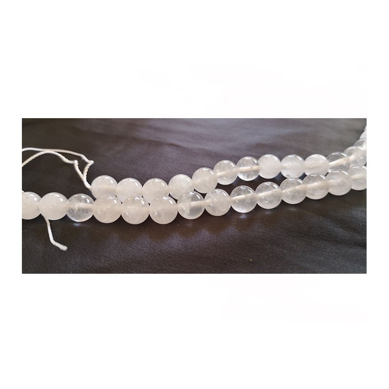 Perles en cristal de roche 8mm