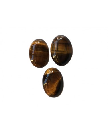 Cabochon ovale 18x13x6mm - oeil de tigre