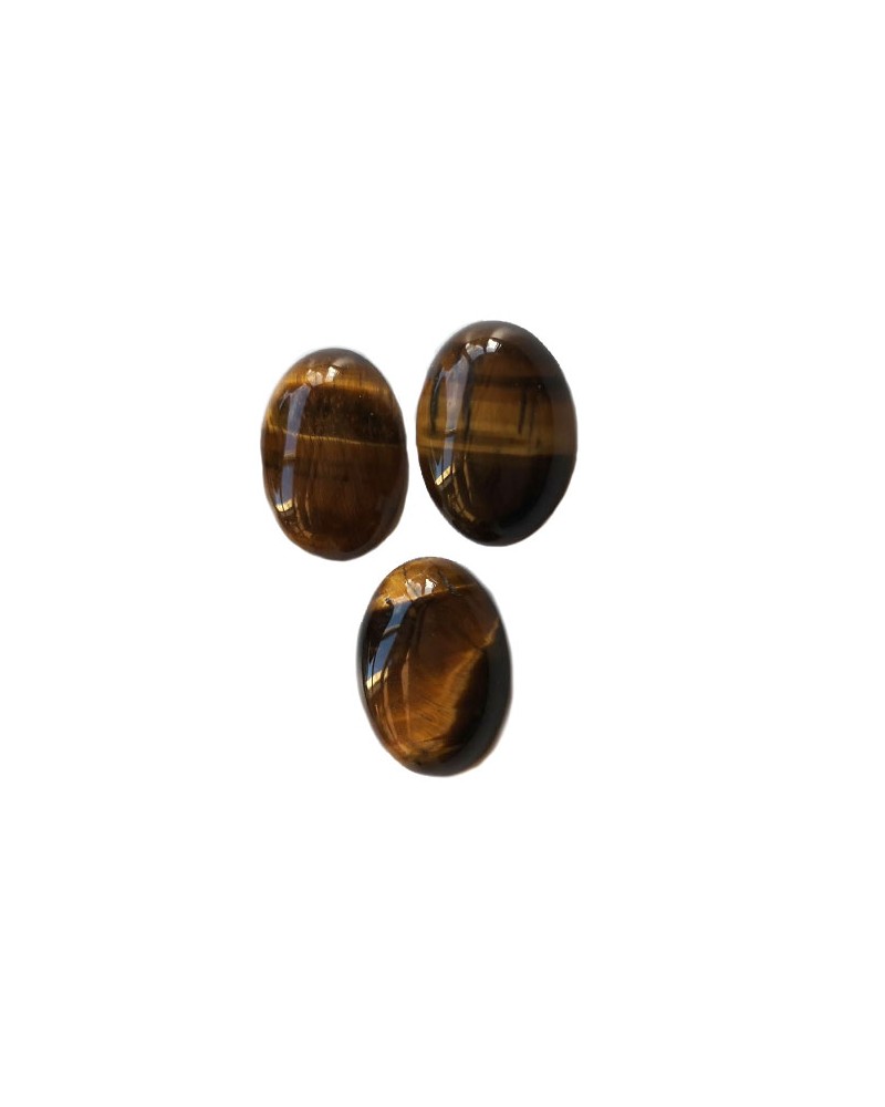 Cabochon ovale 18x13x6mm - oeil de tigre