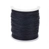 Fil wax en coton ciré 1mm-Noir