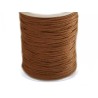 Fil en coton ciré 1mm-Caramel x 3M
