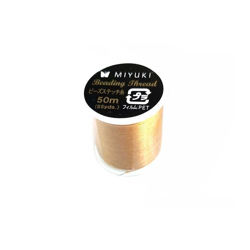 Fil Miyuki Beading thread 0.25 mm Gold (n°05) x50m