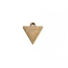 Breloque triangle 22x18mm-Bronze x1