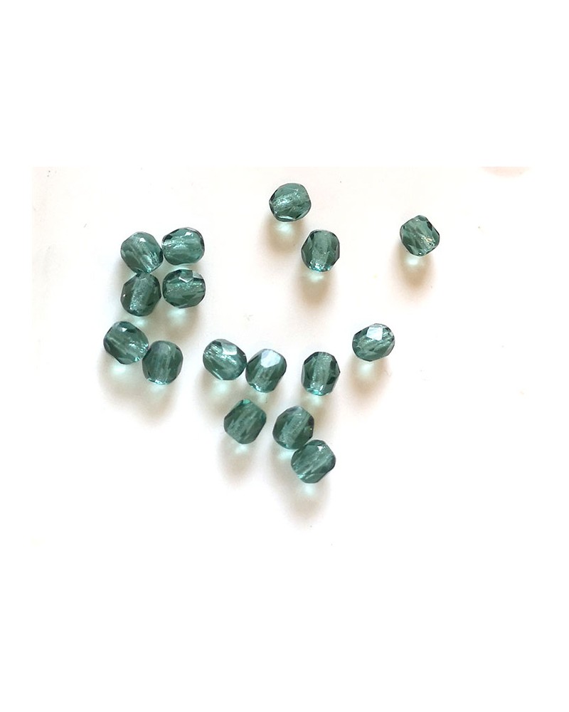 Facettes de Bohême 4mm prairie green