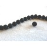 Agate  Noires  6mm 