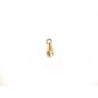 Breloque mini goutte 6x3mm-Laiton brut x 4