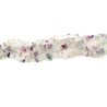 Perles chips fluorite 5-8mm bicolore