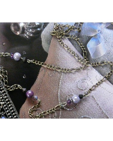 Perles magiques 8mm violet 3 foncé par 20 ou 100