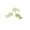 Perle en verre poisson 15x8mm-Anis