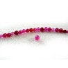 Agate veine de dragon 4mm rose X20