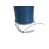 Cordon ciré tressé Bleu canard 0.8mm