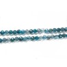 Apatite 2mm facettées bleu x demi rang