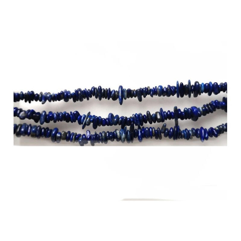 Perles chips fines en Lapis lazuli 4-12mm