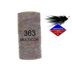 Fil ciré Linhasita 0.5MM Multicolore (Multicor)