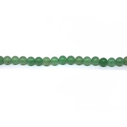 perles en aventurine verte 6mm