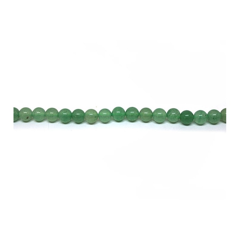 perles en aventurine verte 6mm