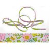 Cordon tissu liberty 4mm- Betsy Beryl rose x 20cm