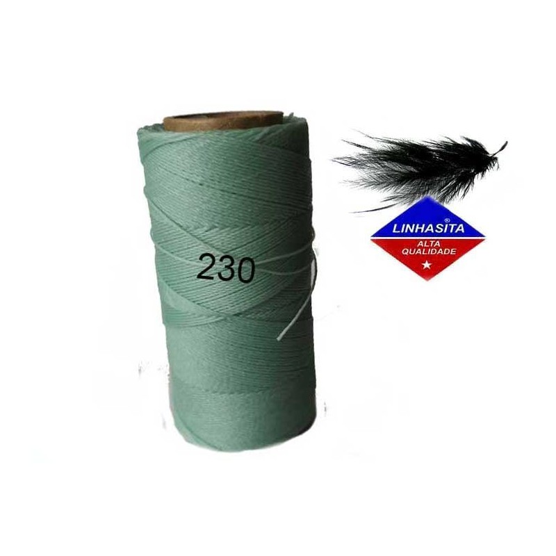 Fil ciré 0.5MM Linhasita Mint ( 230)