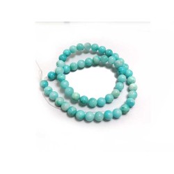 Perles en Hémimorphite 8mm x Fil 41cm