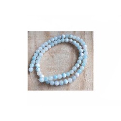 Hémimorphite 6mm bleu clair X 15