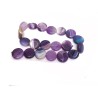 Agate a bandes 20mm violet