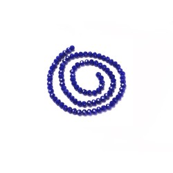 Abacus rondelle 3x2mm-Bleu marine