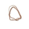 Chaine maille forçat 2mm refermée doré rose x 98cm