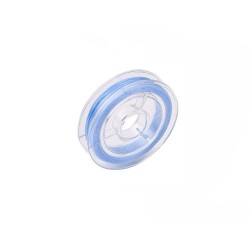 Rouleau de Fil élastique 0.8mm multibrins bleu x10M