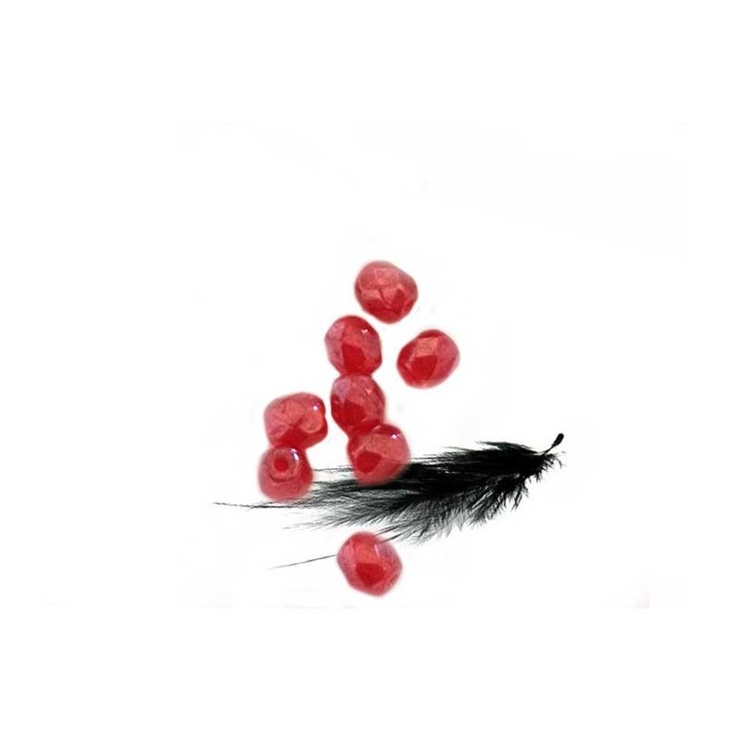 Facettes 4mm siam hematit