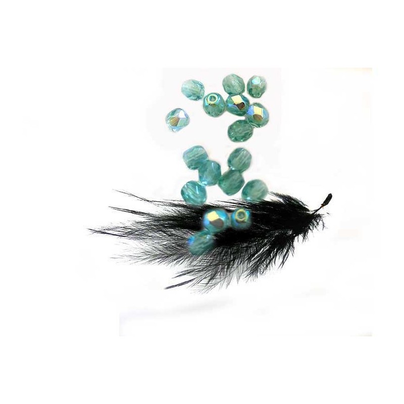 Facettes de Bohême 4mm  Aquamarine green AB