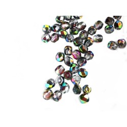 Facettes de Bohême 4mm crystal vitrail