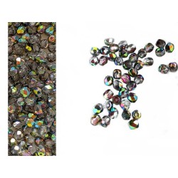 Facettes de Bohême 4mm crystal vitrail