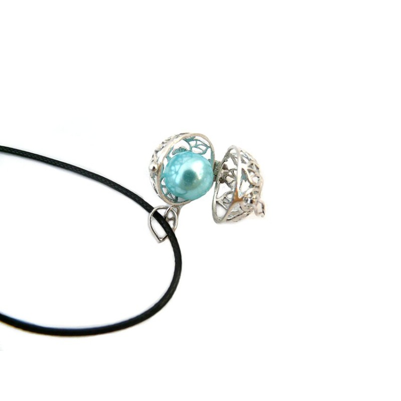 Bola de Grossesse RANA-OHM 18mm en Argent Sterling 925 avec son cordon réglable