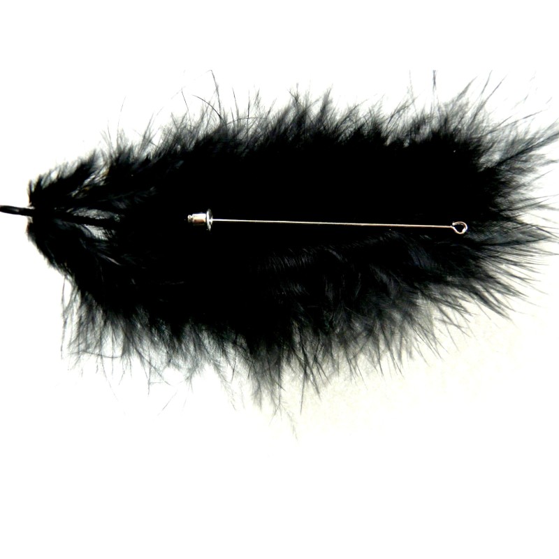 Fibule ou broche tige 1 anneau à personnaliser ARGENT 60mm X1