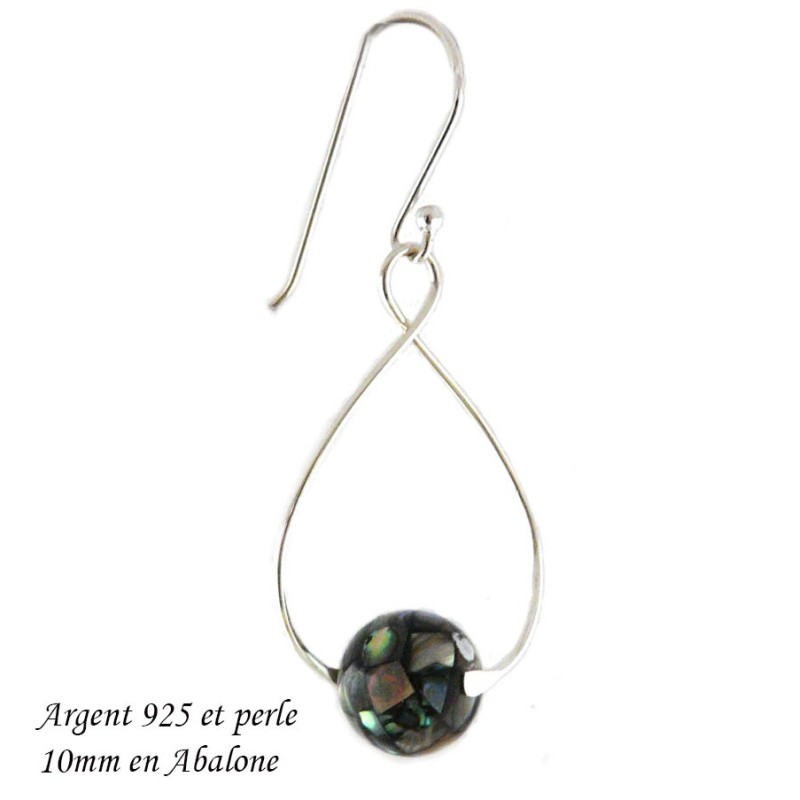 1 Suspension accroche perle pour boucles-d'oreilles ou pendentif, Argent sterling 925-22x32mm