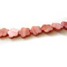 Fleur en nacre 14mm rose x 3