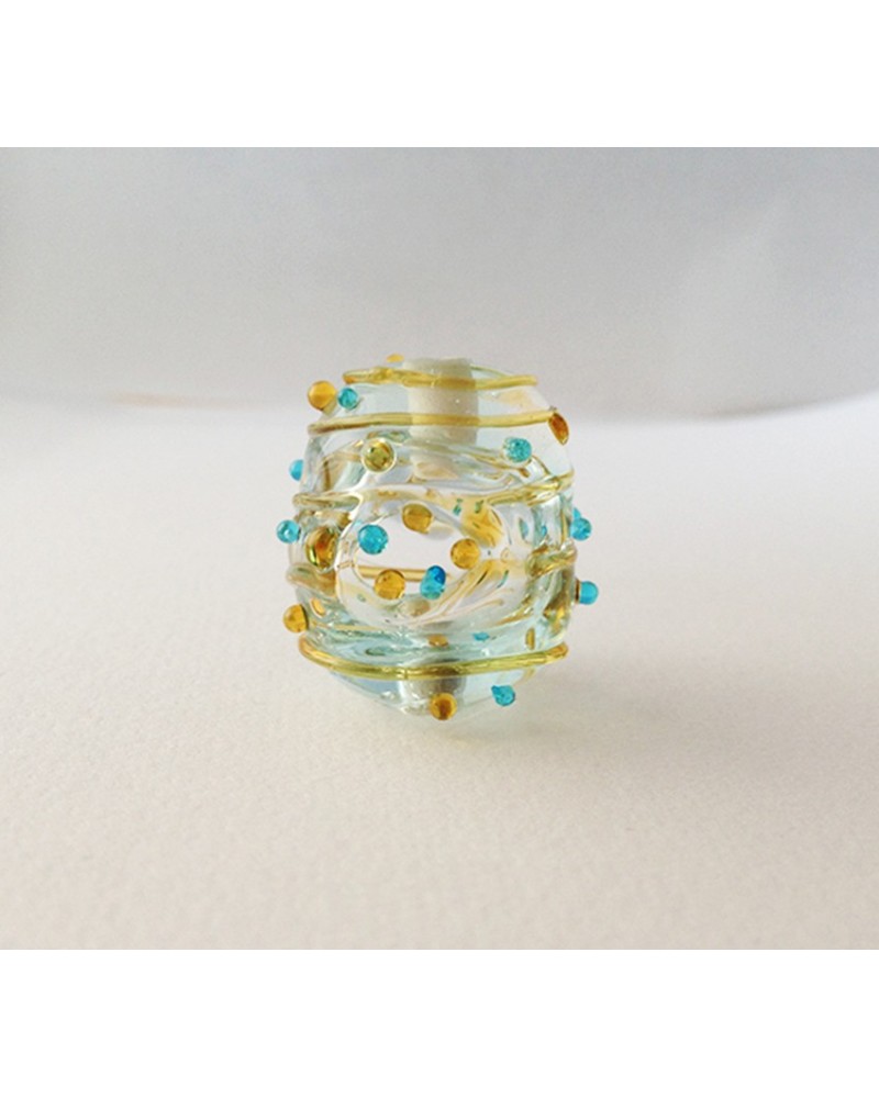 Audrey SeR: Perle en verre de Murano n° 15 - 25x23 mm